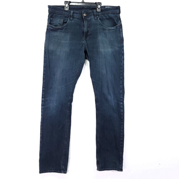 Buffalo David Bitton Evan-X Jeans Mens Size 36x34 Stretch Slim Straight Stretch - Picture 1 of 14